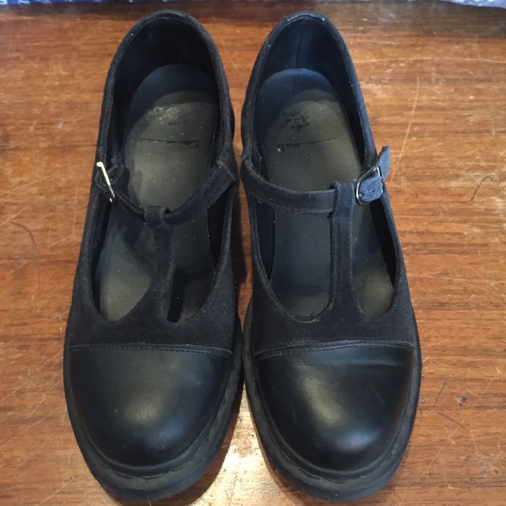 Rare Dr Martens x Agyness Deyn T-Bar Mary Janes 8